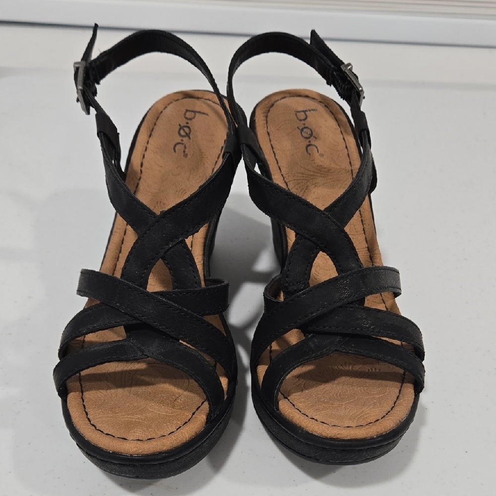 b.o.c. Black Women's Sandals